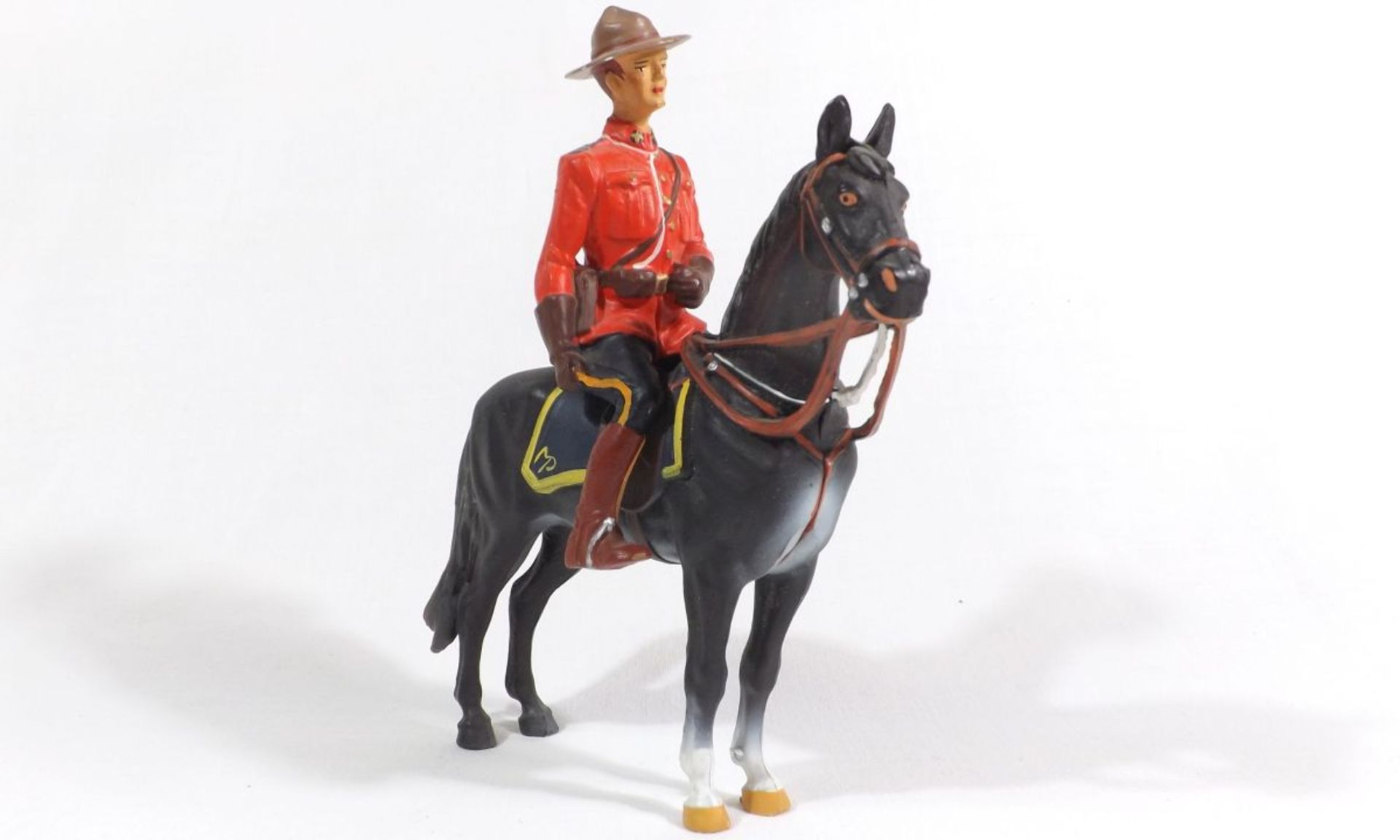 Canada, Mounty, Elastolin or Lineol or others, composition and plastic figures, big size, made after