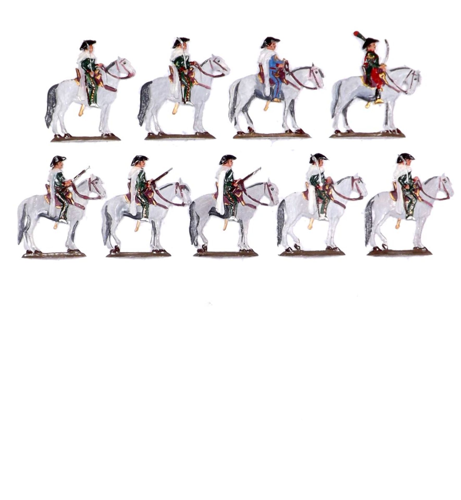 Flat tin figures "flats", standart size 30mm, painted, figures made of lead and tin, not suitable fo