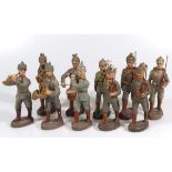 German military, Elastolin or Lineol or others, composition figures, big size, made in Germany proba