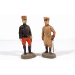 German military, Elastolin or Lineol or others, composition figures, big size, made in Germany proba