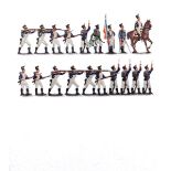 Flat tin figures "flats", standart size 32mm, painted, figures made of lead and tin, not suitable fo
