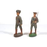 German military, Elastolin or Lineol or others, composition figures, big size, made in Germany proba