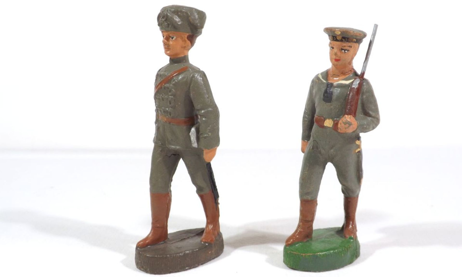 German military, Elastolin or Lineol or others, composition figures, big size, made in Germany proba