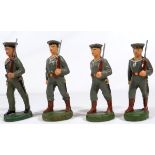 German military, Elastolin or Lineol or others, composition figures, big size, made in Germany proba