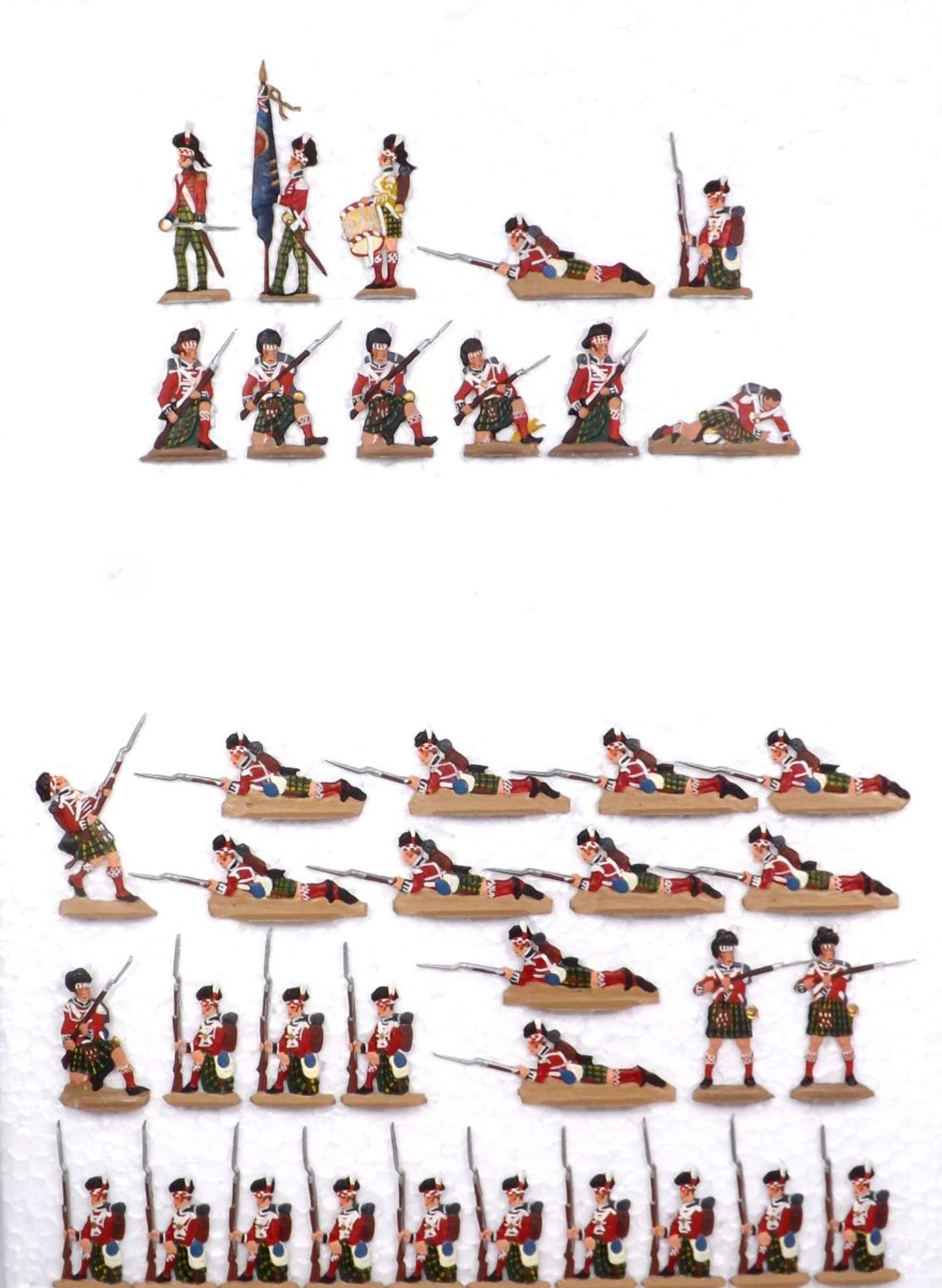 Flat tin figures "flats", standart size 30mm, painted, figures made of lead and tin, not suitable fo