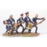 Heyde Like, tin figures, lead figures, round bosse, fully-sculptural figures, made in Germany