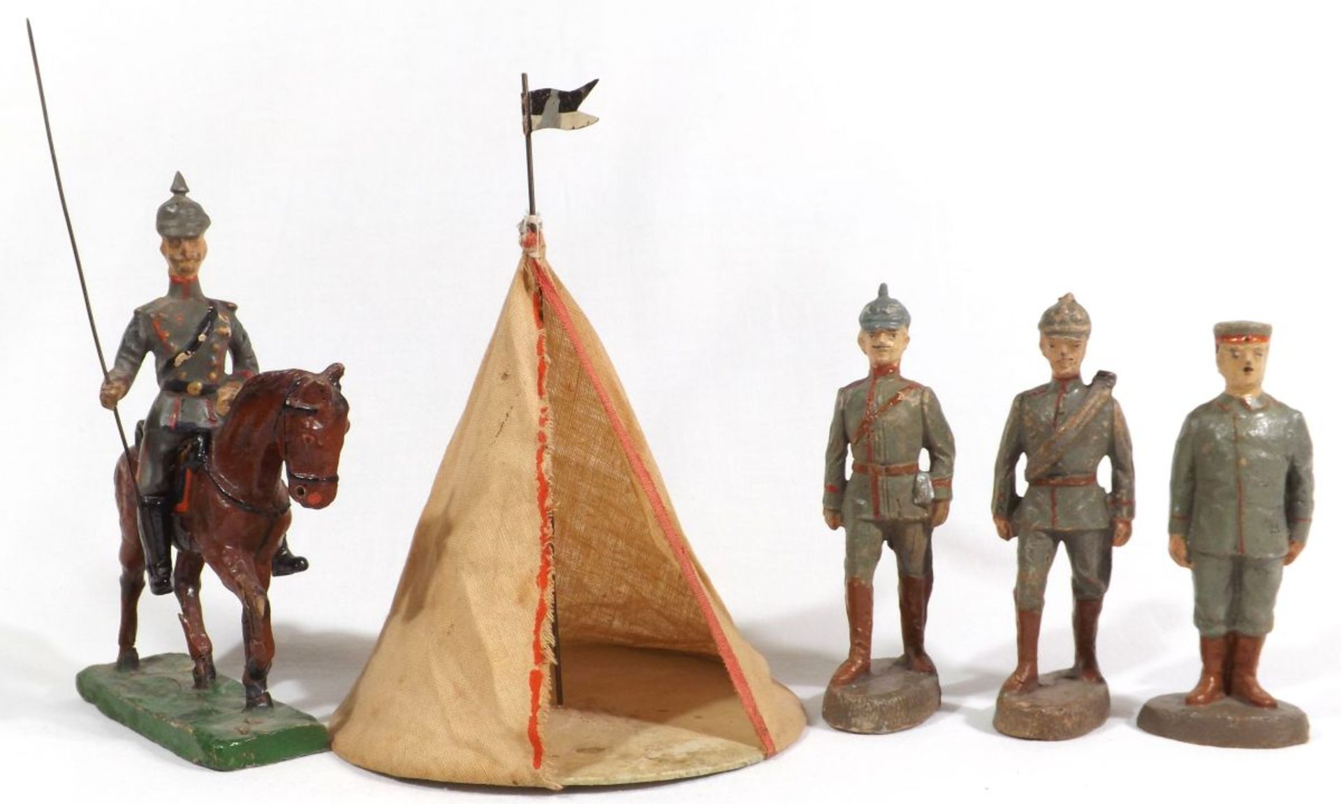 German military, Elastolin or Lineol or others, composition figures, big size, made in Germany befor