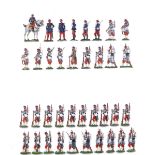 Flat tin figures "flats", standart size 30mm, painted, figures made of lead and tin, not suitable fo