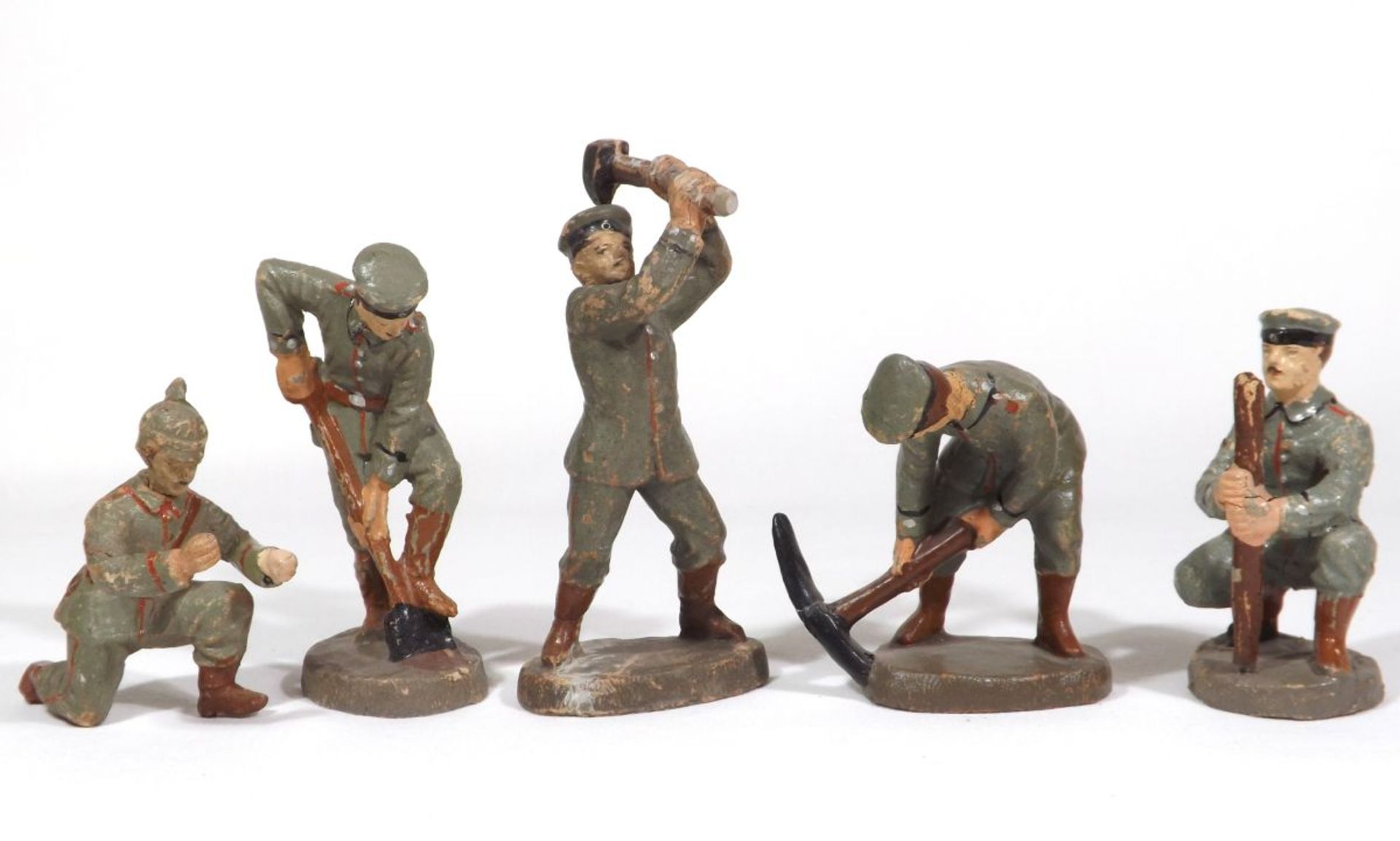German military, Elastolin or Lineol or others, composition figures, big size, made in Germany befor