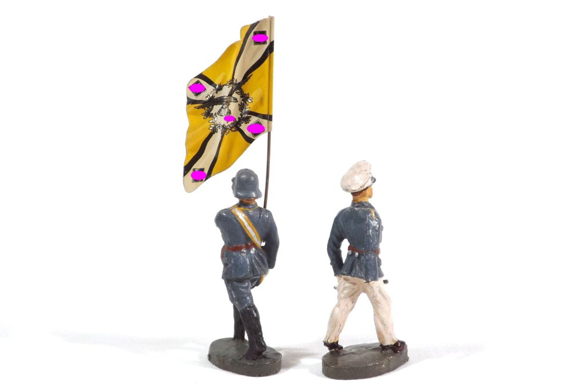 German military, Elastolin, composition figures, 7-7,5 cm size, made in Germany about 1938 - Image 2 of 2