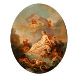 Francois Boucher  1703 - Paris - 1770. In der Nachfolge. Triumph der Galatea. Die schöne Nereide vo