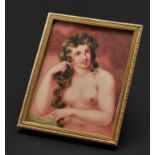 Venus nach Tizian Sign. H. Harding. 1822. 11,5 x 9 cm Gl/R.