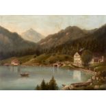 Ludwig Minnigerode. 1847 Stryi/Galizien - 1930 noch in Salzburg tätig erwähnt.  Verso Widmung und O