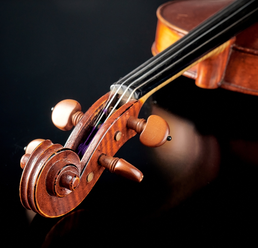 Violine. Klebezettel Carlo Despini fecit Taurini anno Domini 1881. Turin, um 1900. L 34,8 cm - Image 3 of 3