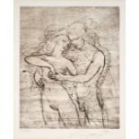 Ernst Fuchs. 1930 - Wien - 2015. Handsign. und num. VI/XXX. Radierung. 48 x 39 cm. Gl. u. R