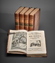 Botanik. Johannes Zorn. Icones Plantarum Medicinalium. Abbildungen von Arzneygewächsen. 5 Bde. Im e