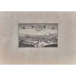 Helmstedt: Kupferstiche Stadtansicht und Juleum. Gestochen von A.A. Beck, Braunschweig um 1740. 15.