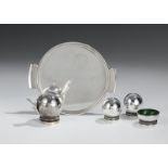 GEORG JENSEN - Cruet set on a small tray