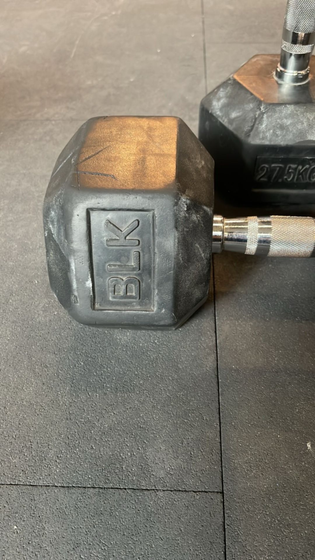 Blk Box 27.5kg Dumbell Pair - Image 2 of 4