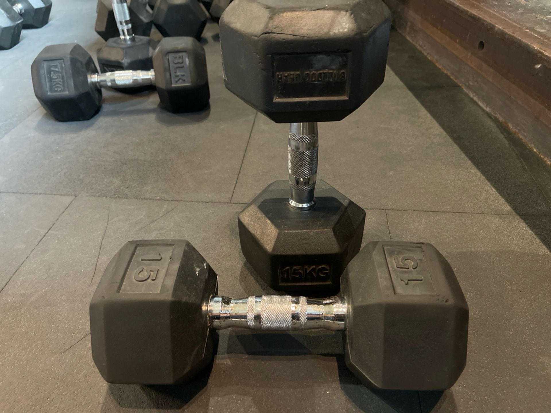 Blk Box 15kg Dumbell Pair