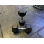 Blk Box 10kg Dumbell Pair