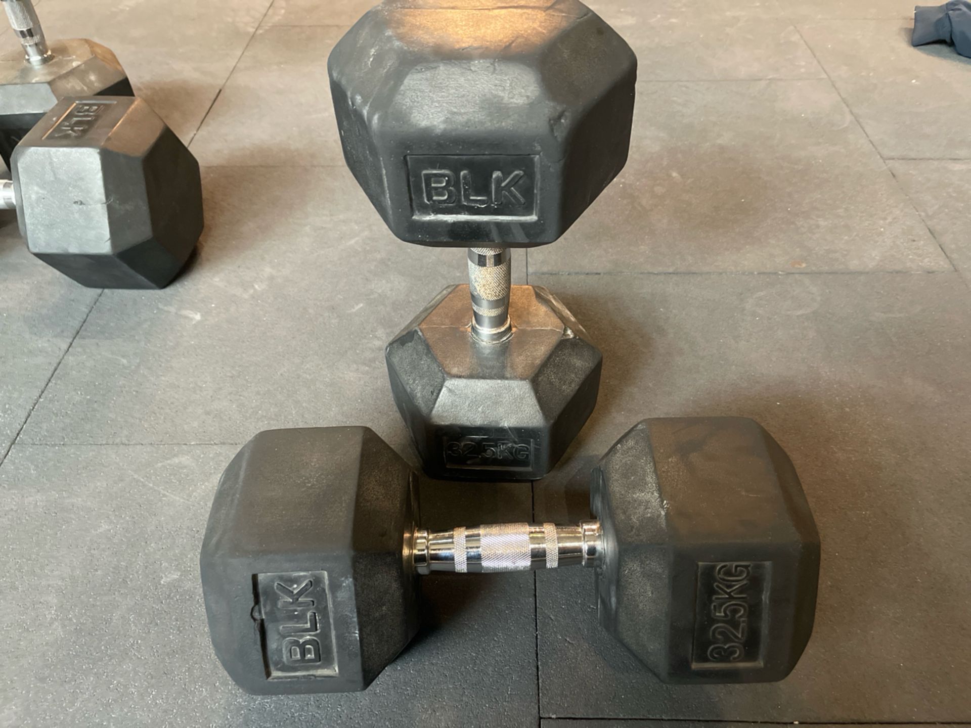 Blk Box 32.5kg Dumbell Pair