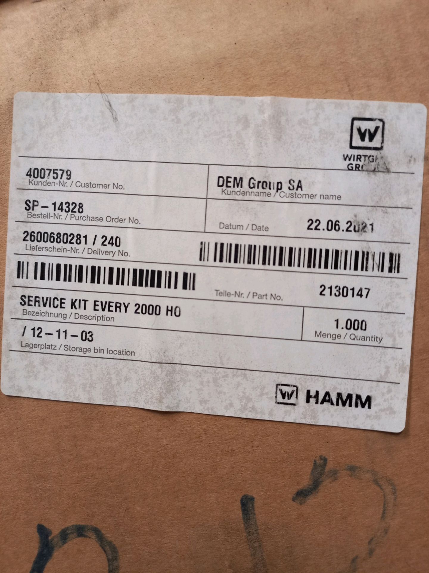 HAMM Spares - Image 40 of 98