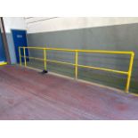 7.5 Meters of Yellow Metal Safety Barriers