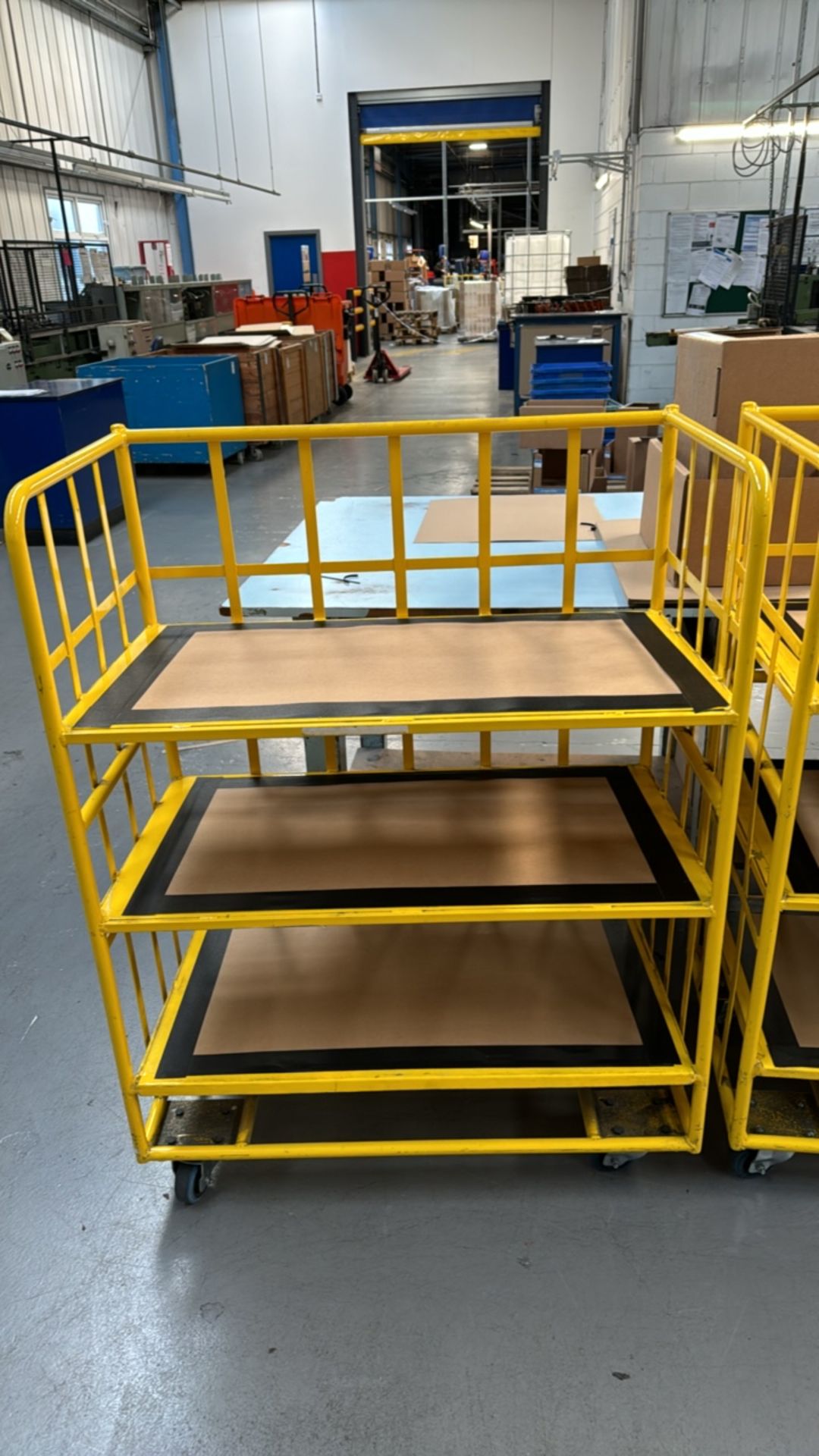 Yellow Metal Cage Trolley - Image 2 of 3