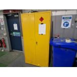 Yellow COSHH Cabinet