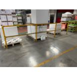 9 Meters of Yellow Metal Safety Barriers