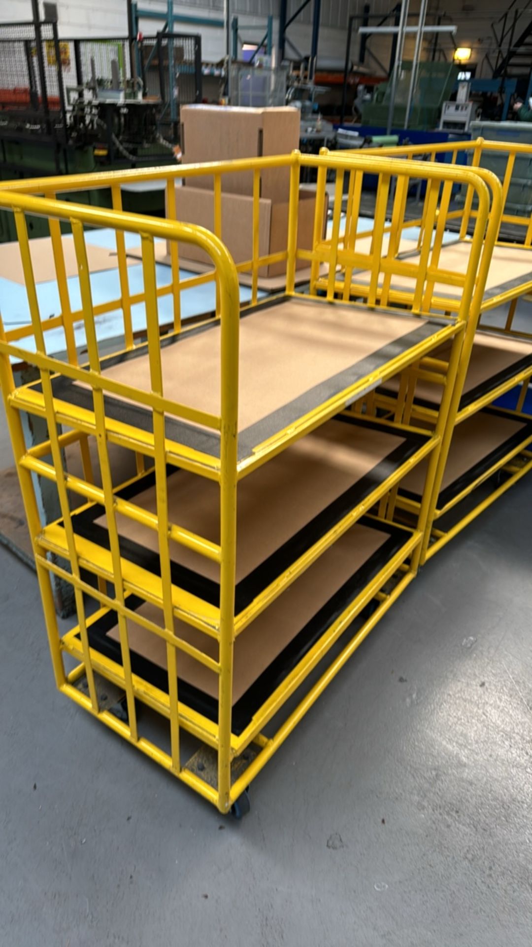 Yellow Metal Cage Trolley - Image 3 of 3