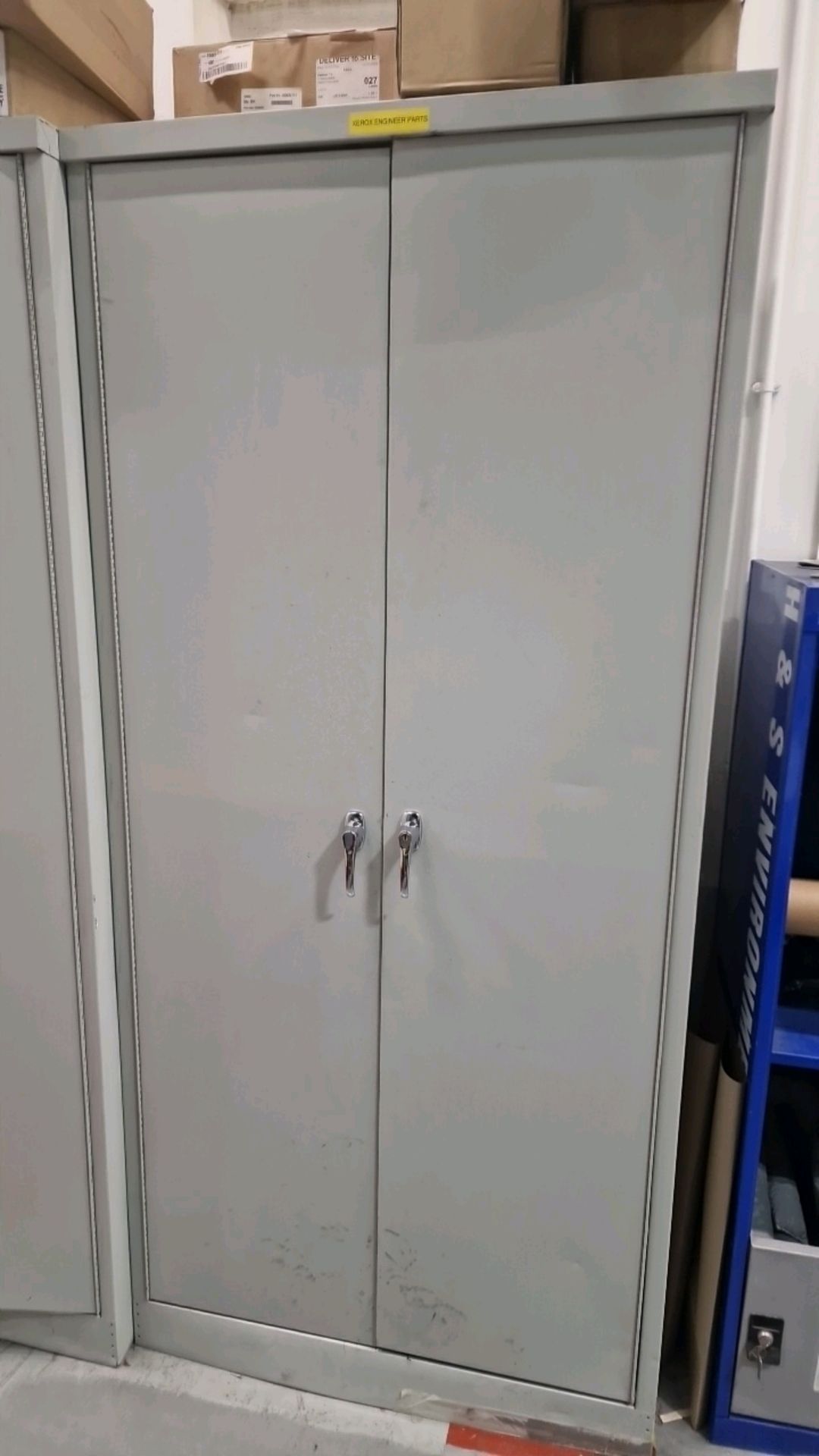 Steel Storage Cabinets x2 - Image 2 of 3