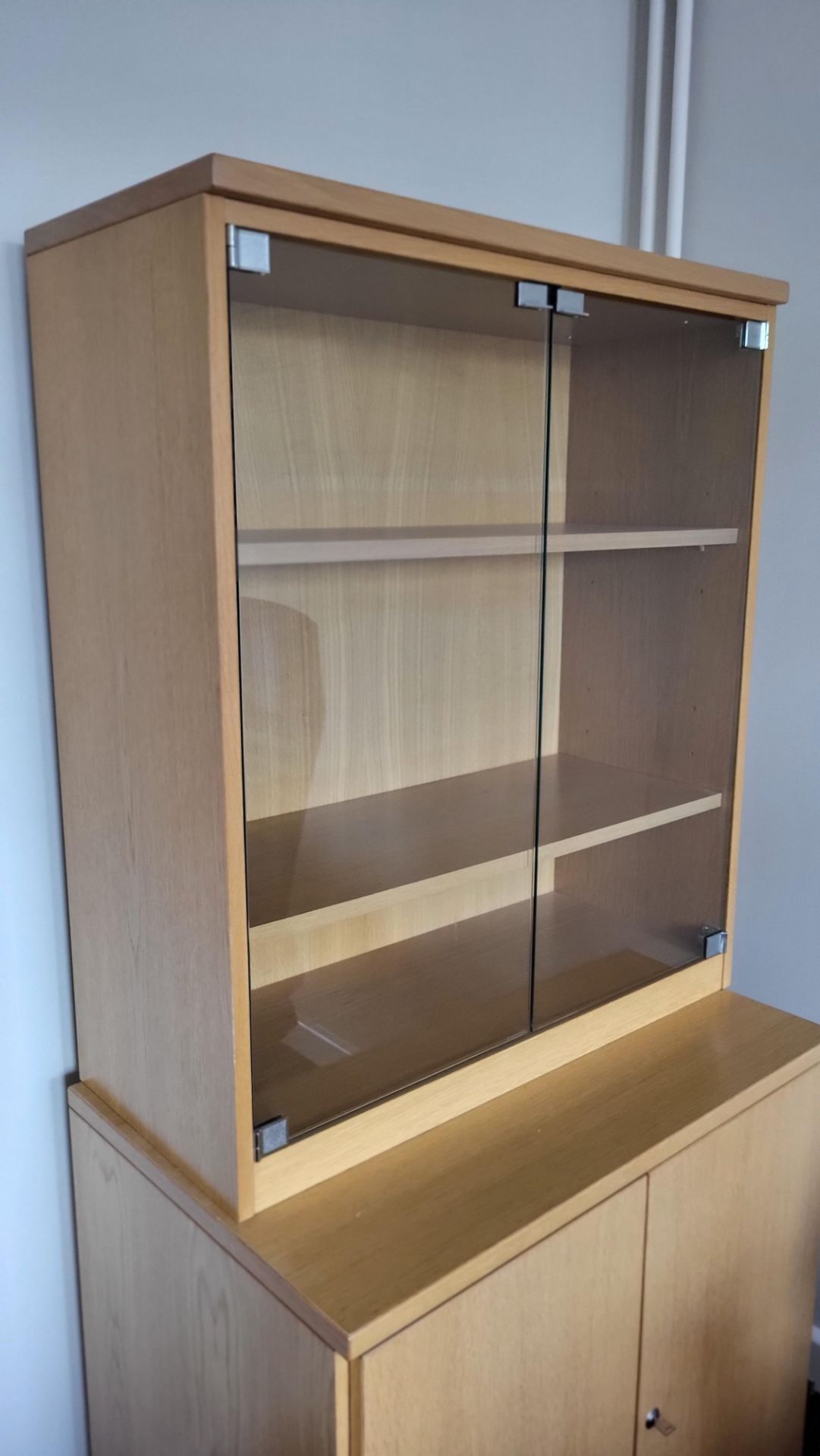 Wood Glass Display Cabinet