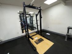 Full Squat Rack With Pull Up Bar & Weight Tree