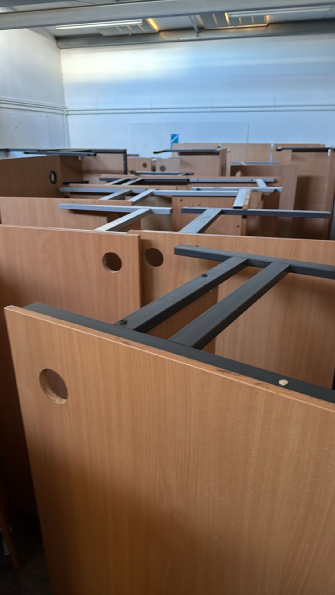 Wooden Office Desks x10 - Image 4 of 4