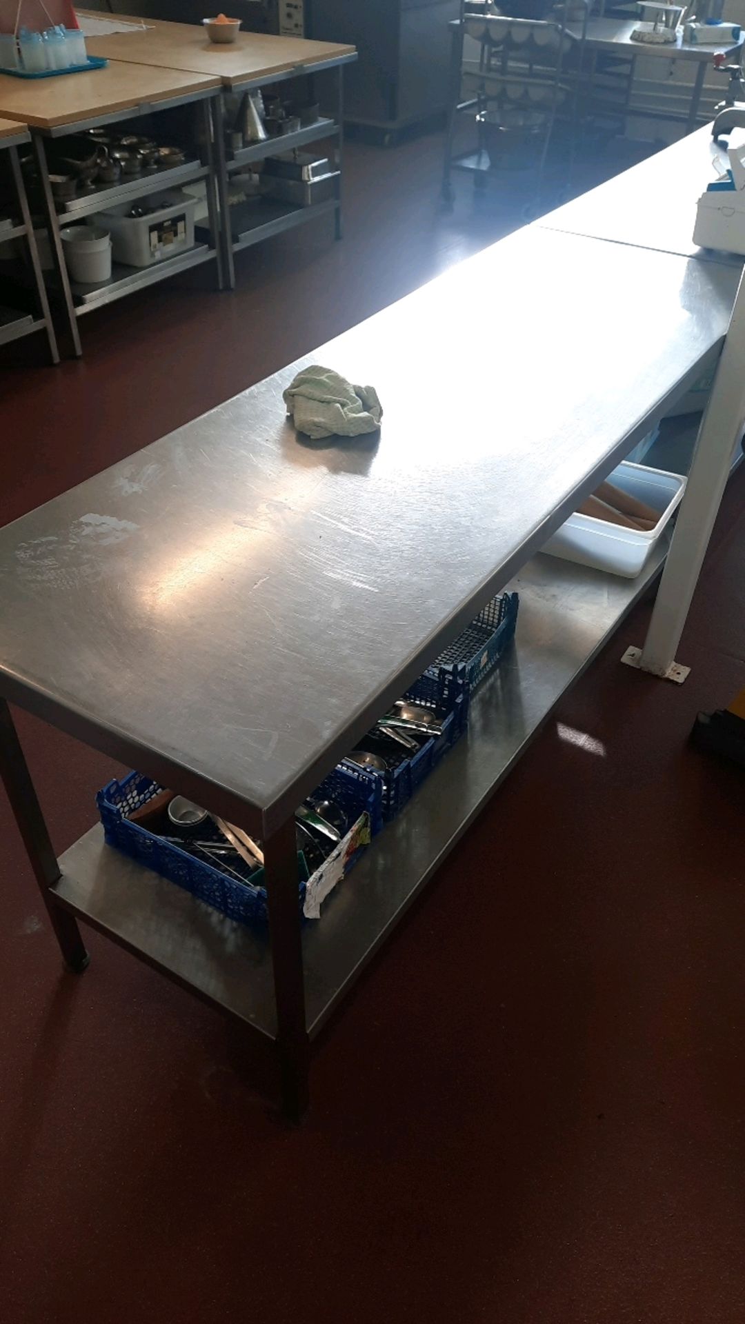 Benham Stainless Steel Tables x2 - Image 3 of 5