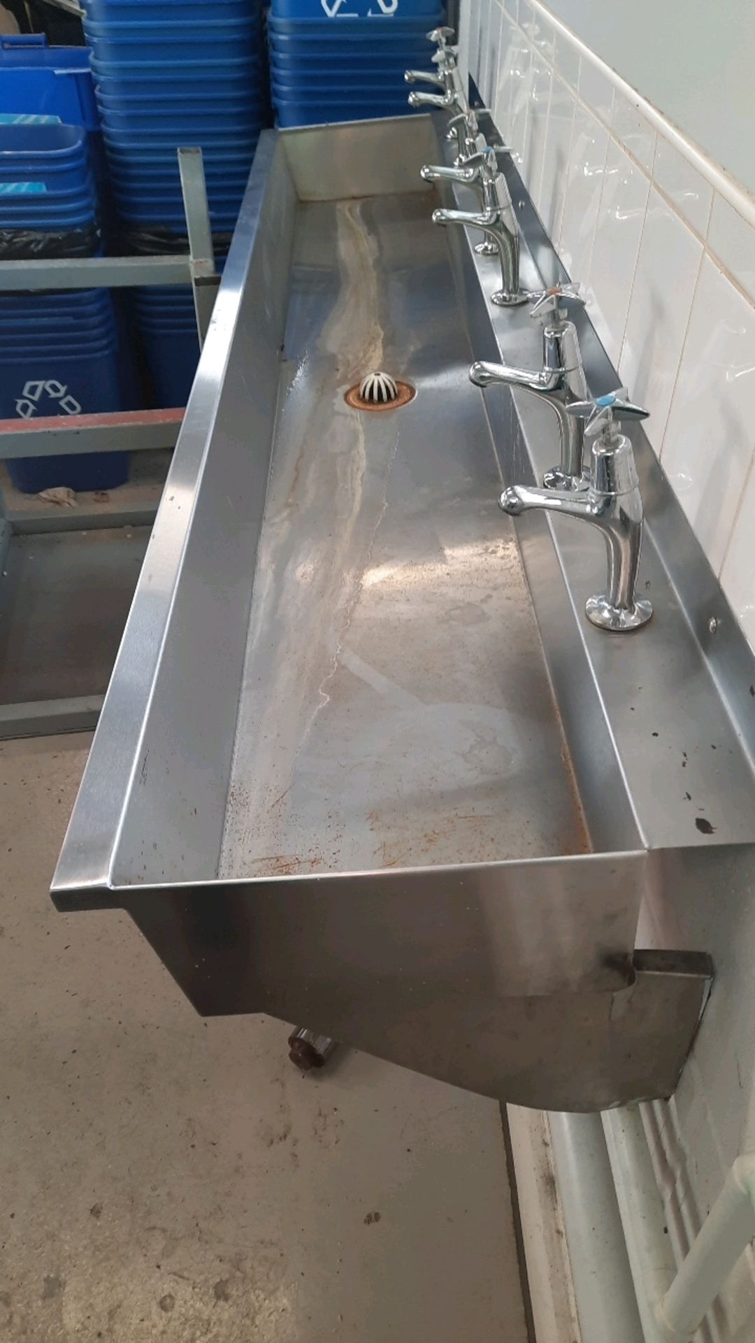 Stainless Steel Sink Wash Station x2 - Image 3 of 6