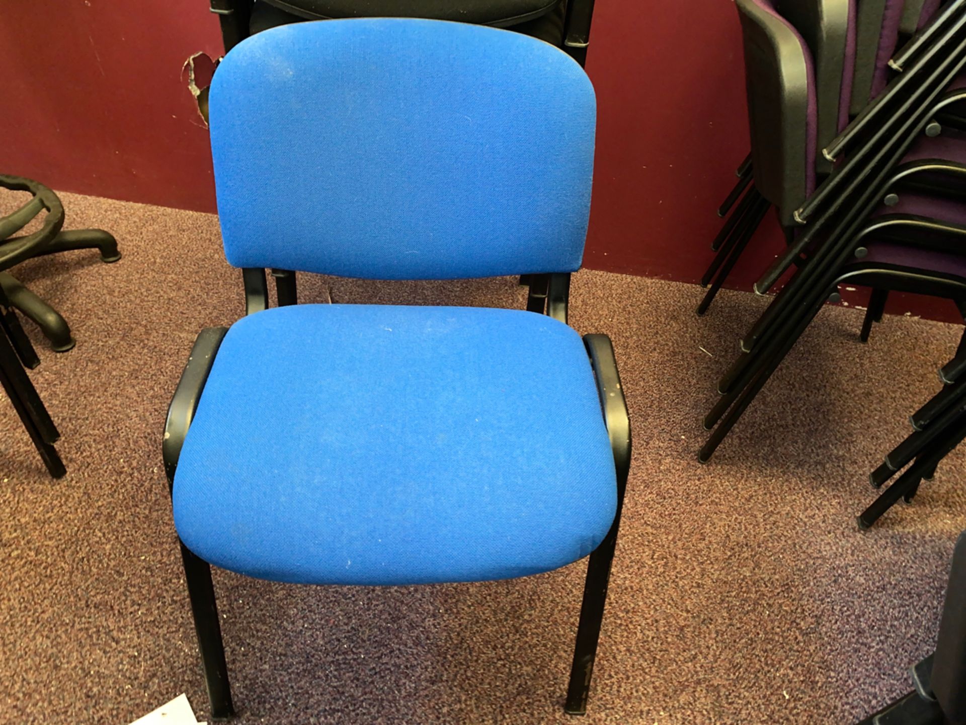Blue Desk Chairs x16