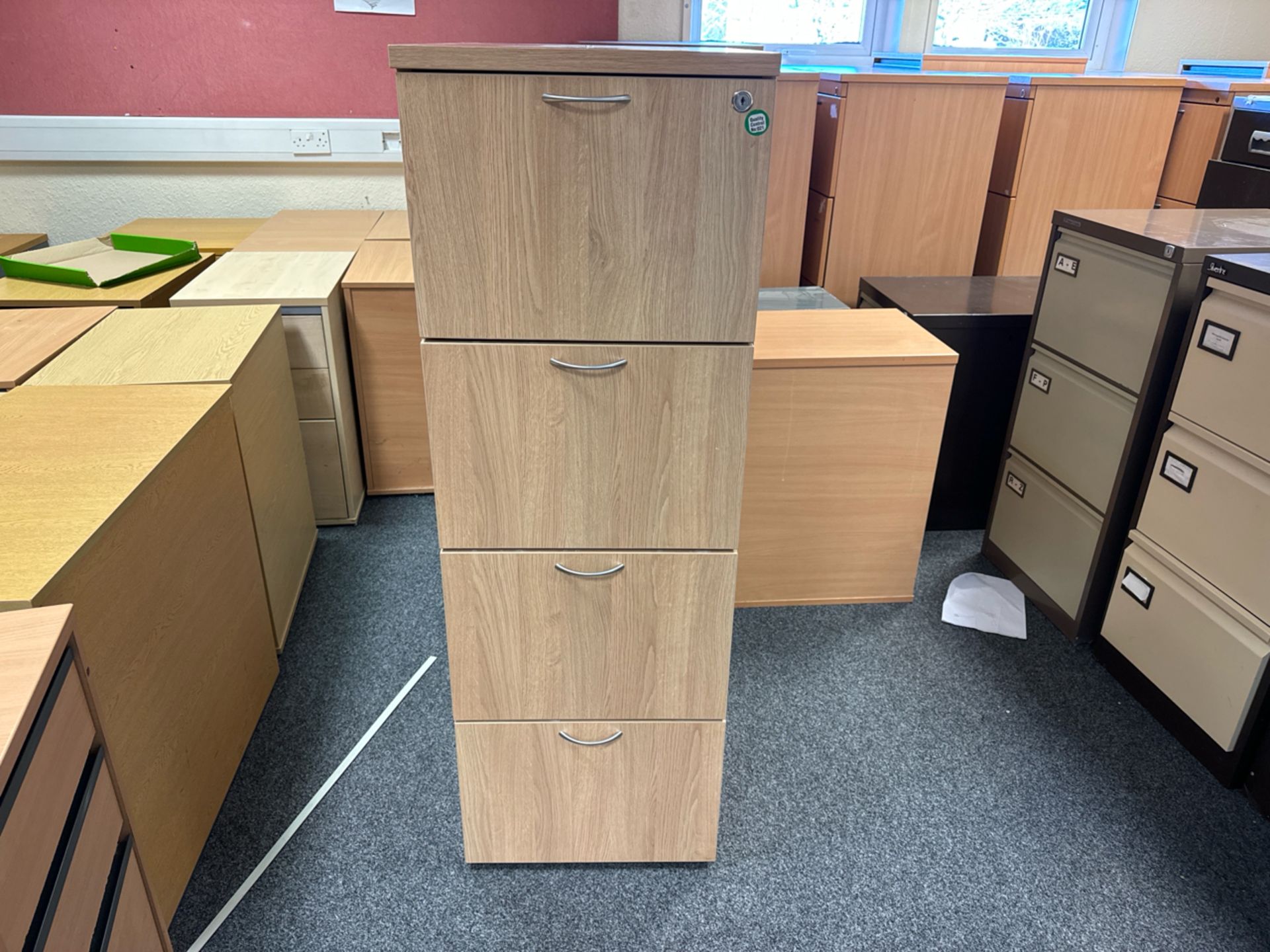 Wooden Filing Cabinets x10