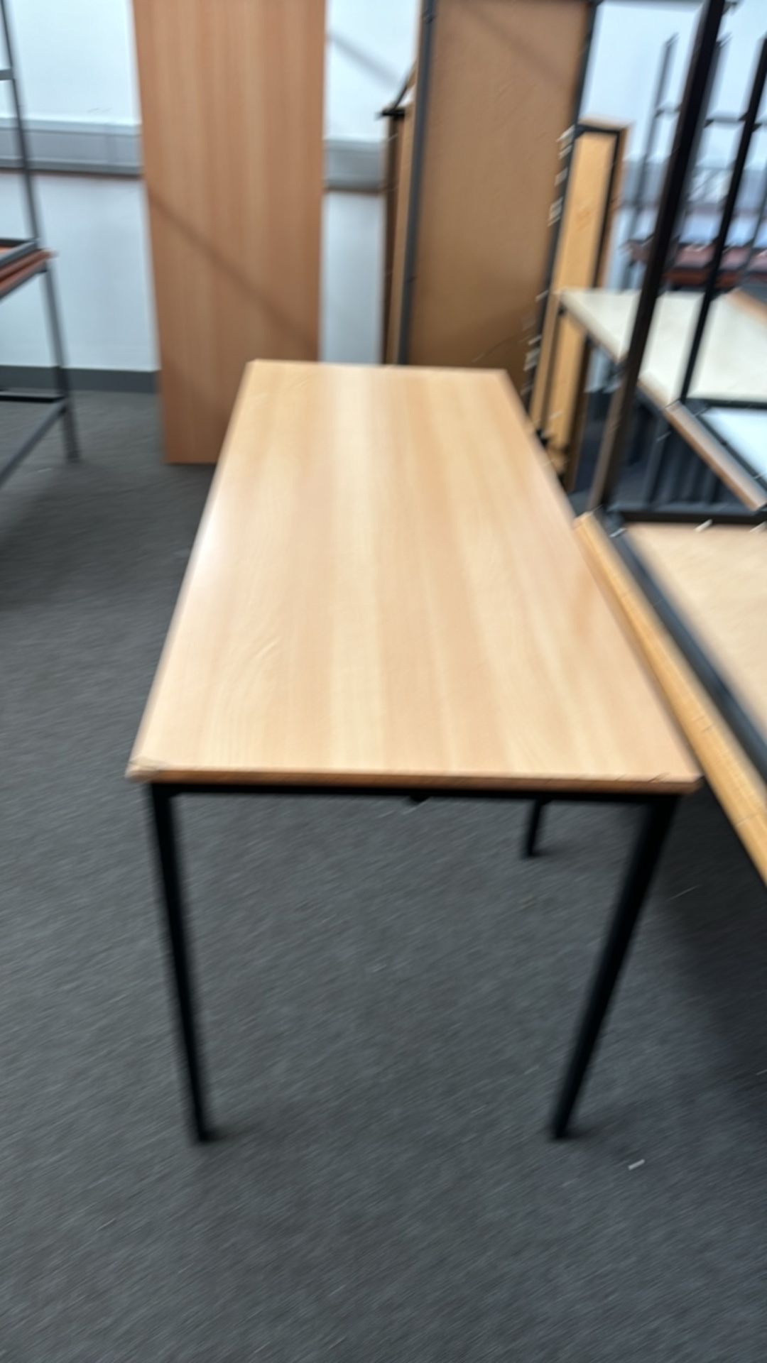 Wooden School Desks x10 - Image 5 of 5