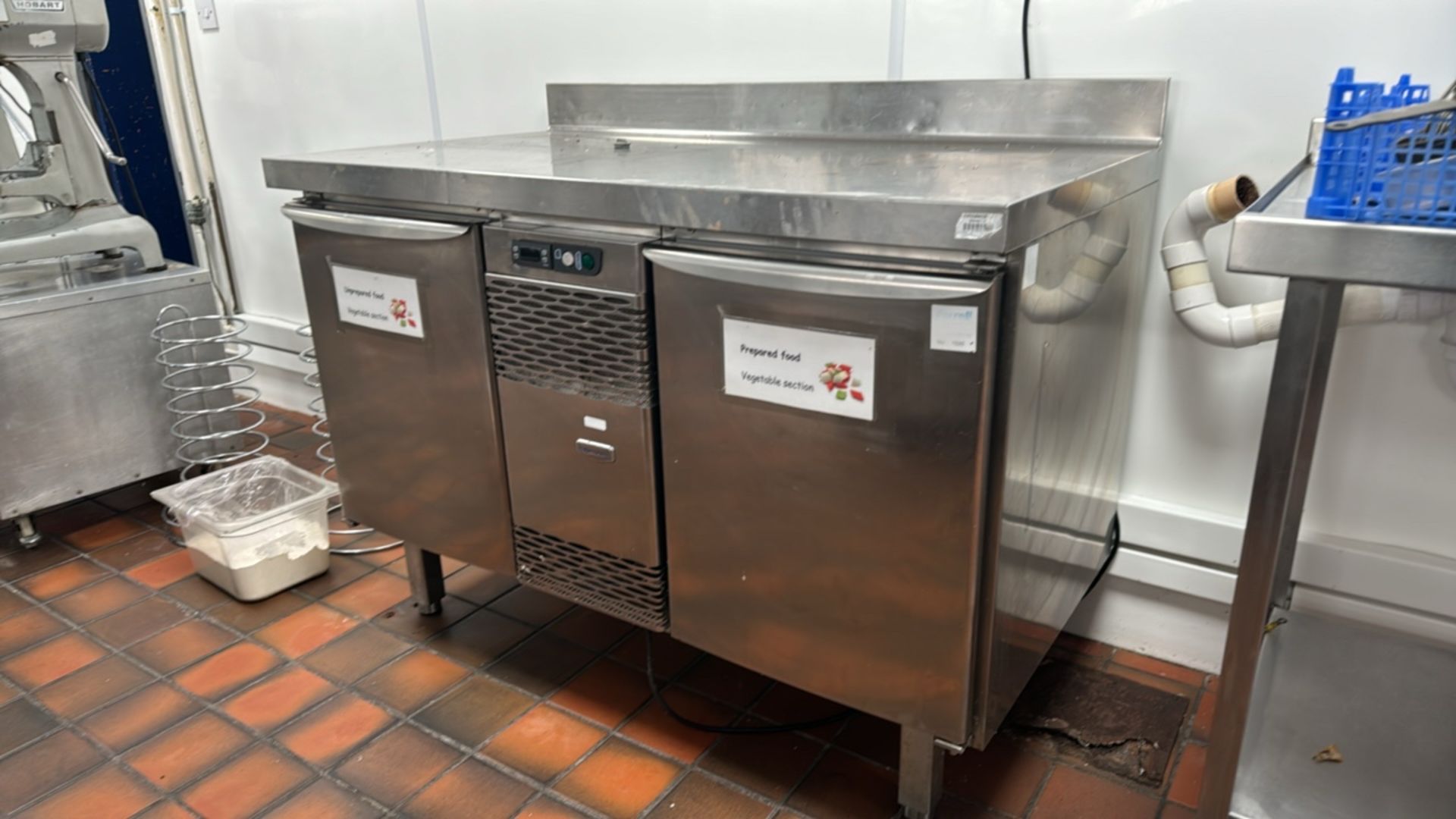 Electrolux Stainless Steel Preparation Unit With Under Counter Fridges - Image 3 of 9