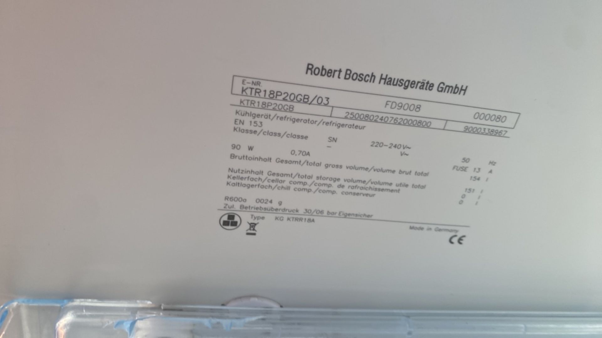 Bosch Fridge - Image 8 of 10