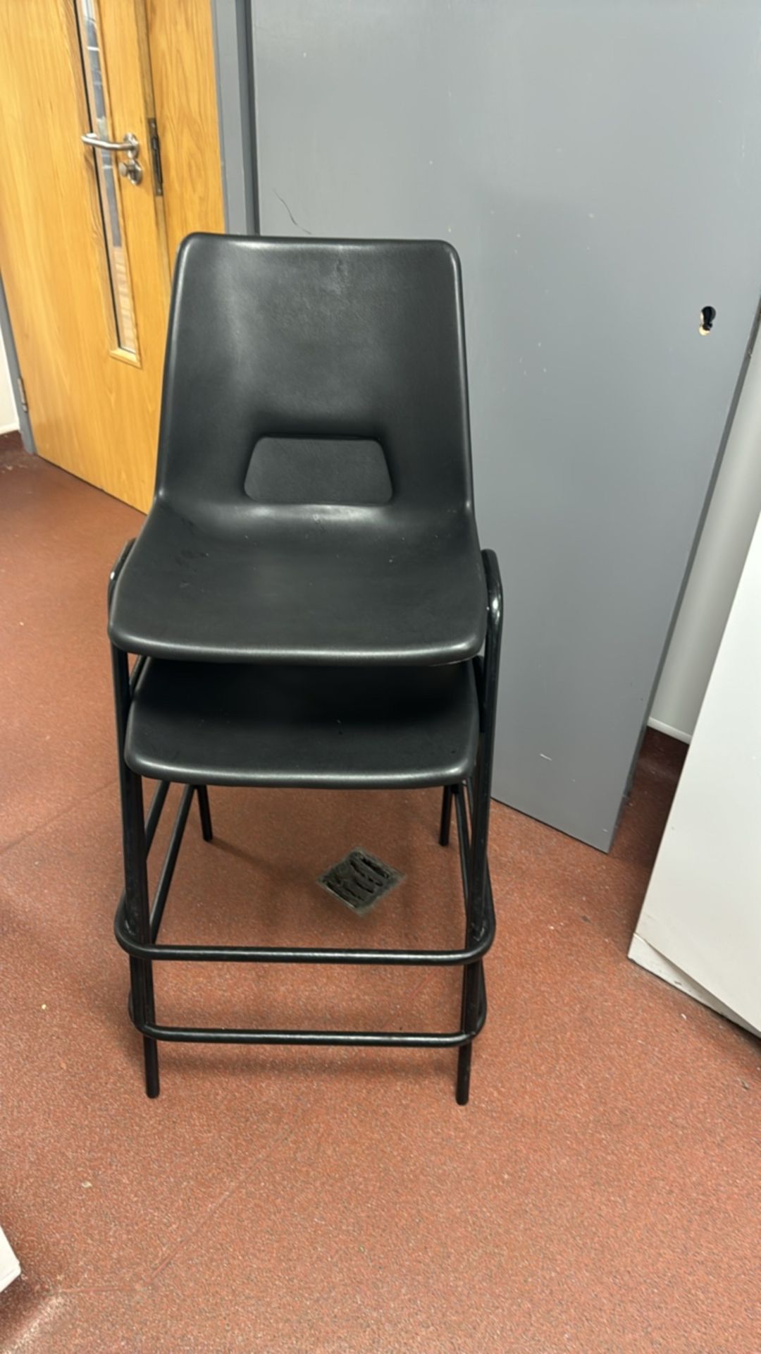 Quantity Of Black Classroom Chairs - Image 3 of 4