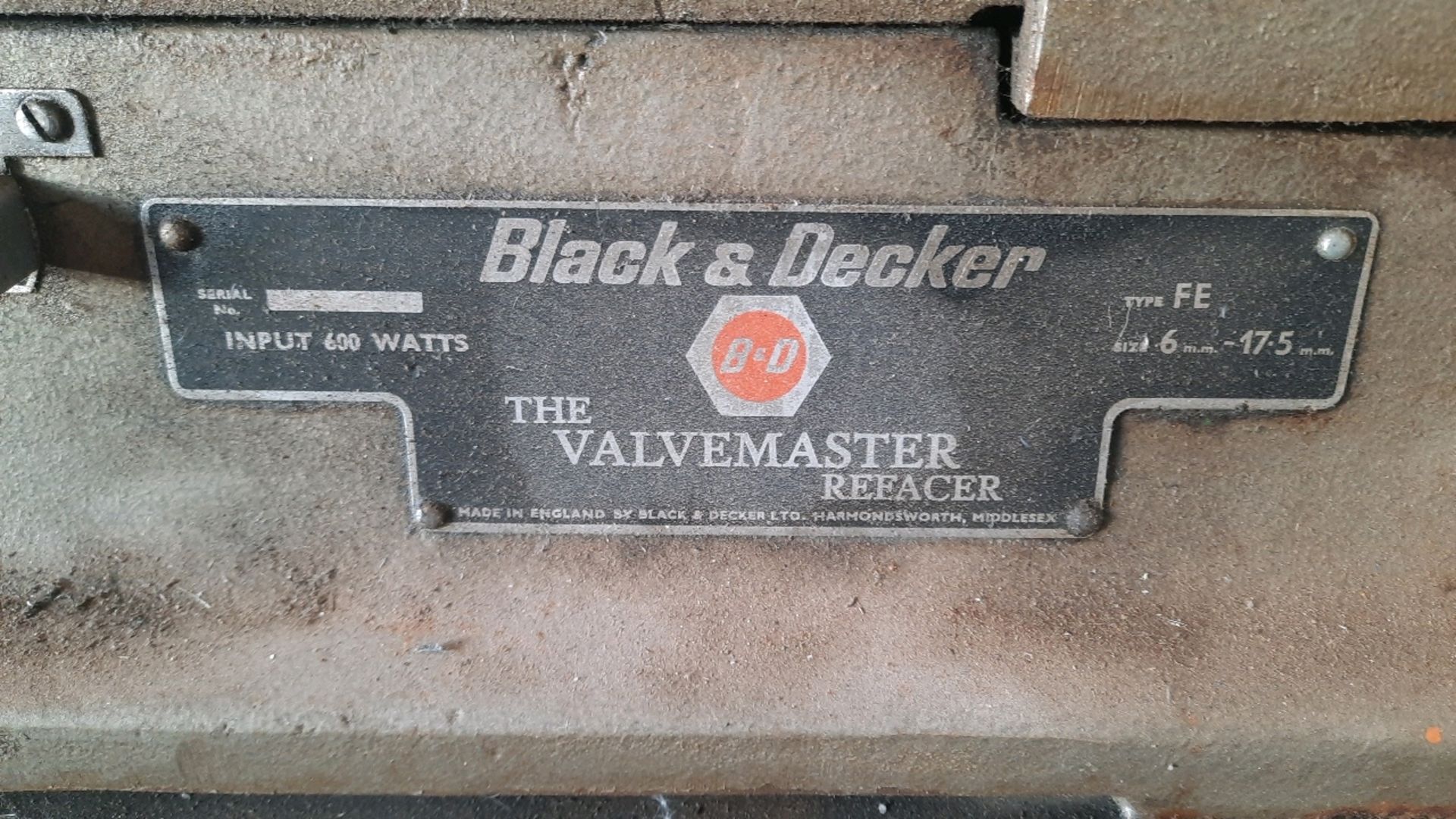 Black & Decker Valve Machine - Image 3 of 7