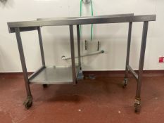 Mobile Stainless Steel Preparation Unit