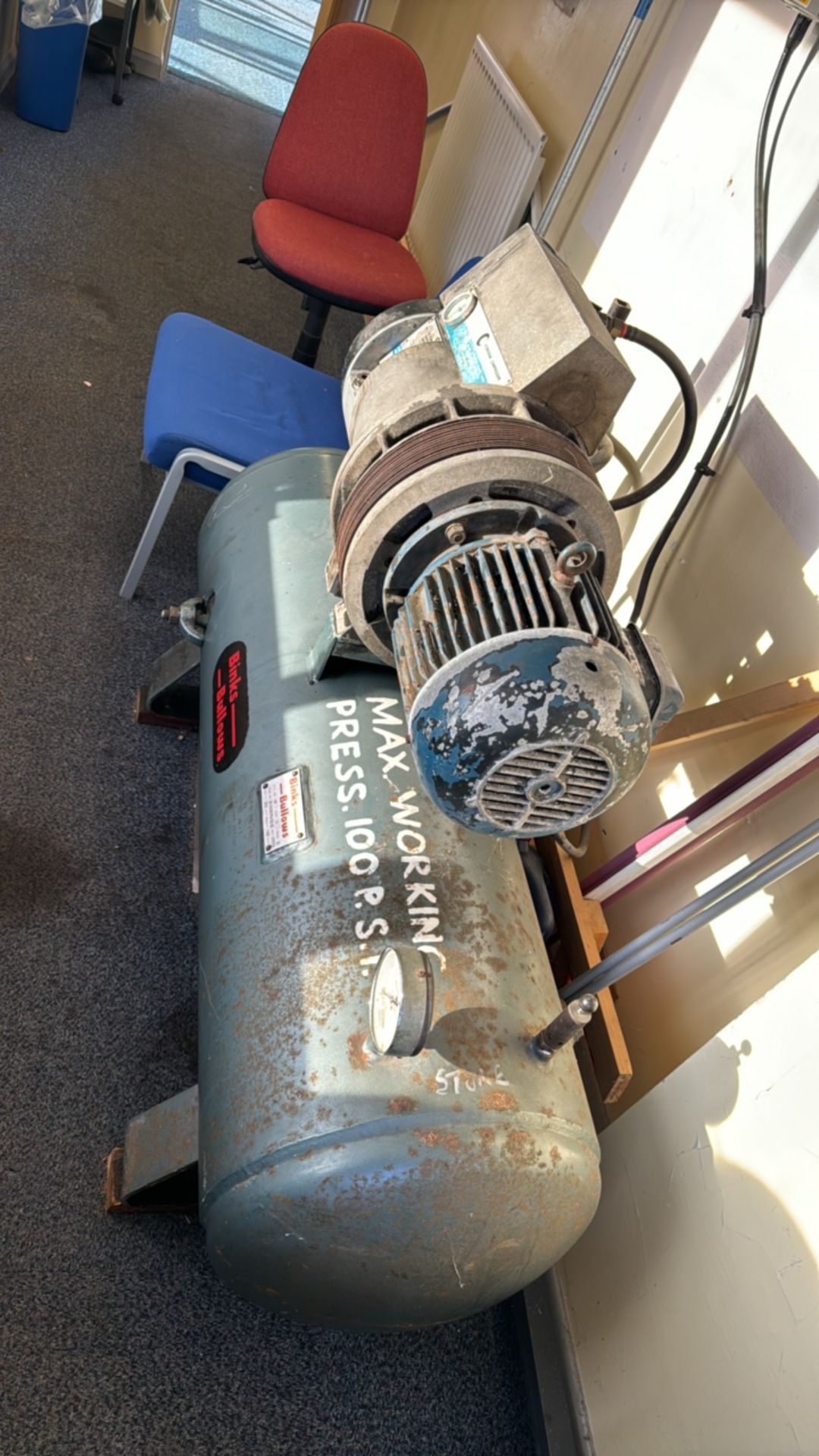 Binks Bullows Hydrovane Compressor - Image 7 of 7