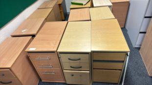 Wooden Storage Drawers x15