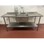 Stainless Steel Single Sink Unit