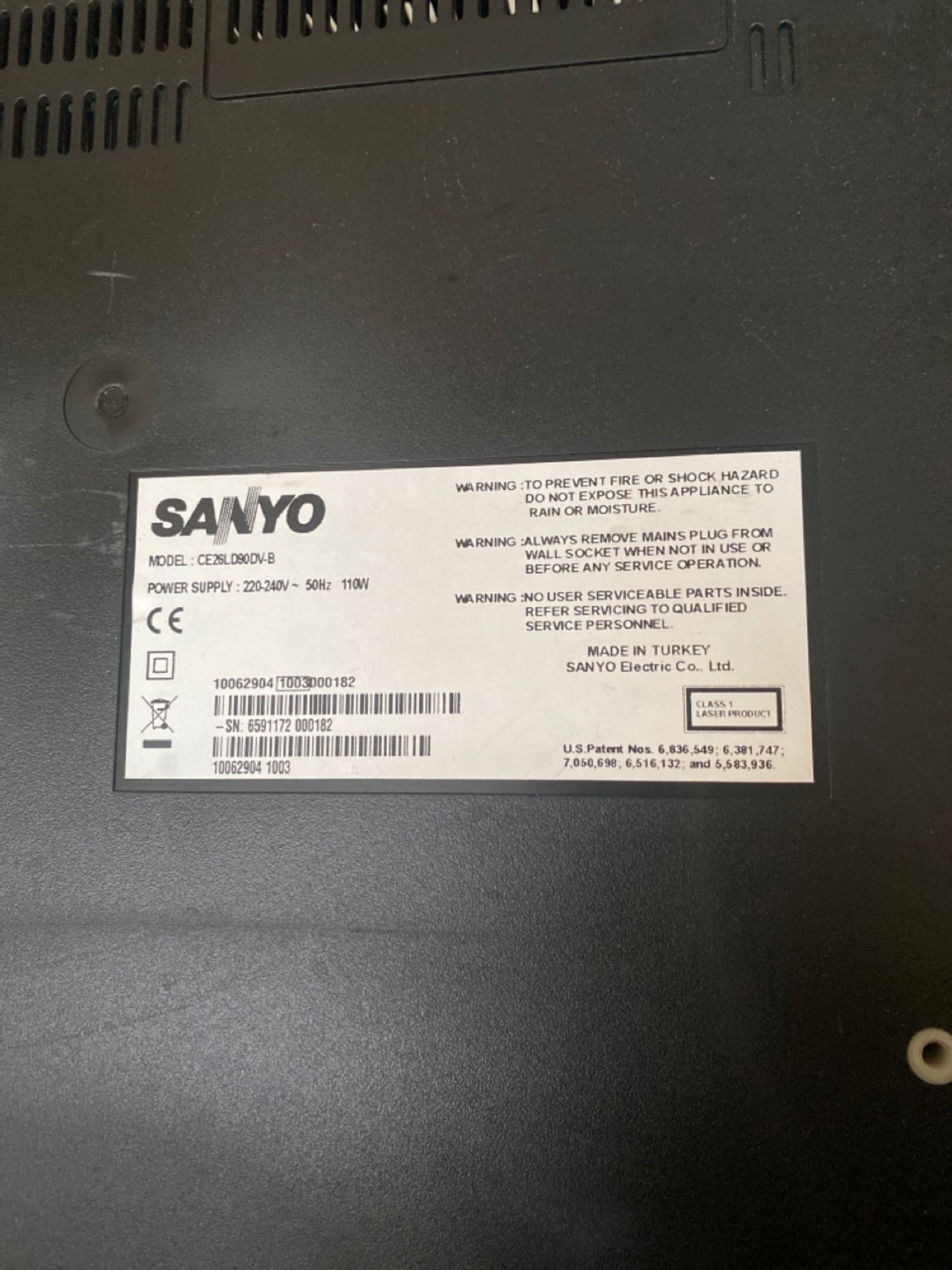 Sanyo TV - Image 3 of 3